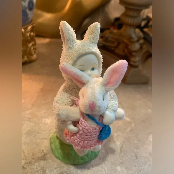 Dept 56 Snow bunnies Easter/Spring Love My Little Bunny 2005 - Picture 2 of 8
